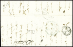 Lettre avec T13 Nancy (1831) pour Paris avec taxe 6 tampon façon manuscrite rayée et marque encadrée "Détaxe". TB
