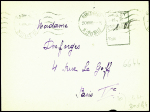 Bel ensemble de 19 plis avec marque rect d'AFF de fortune en numéraire de Nancy RP et Nancy PL St Jean (juin - aout 1940). TB