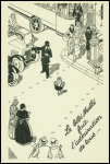CP 40c Paix lilas TSC société Nestlé avec au verso illustration "Le bébé Nestlé fait l'admiration de tous" (PAI A5a) neuve. RR et TB, cote 1850€