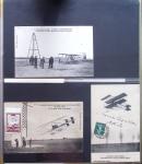 Album Safe noir contenant 82 plis divers aviation dont 2 lettres recommandées Hong-Kong - San Francisco par China clipper (26.4.37)