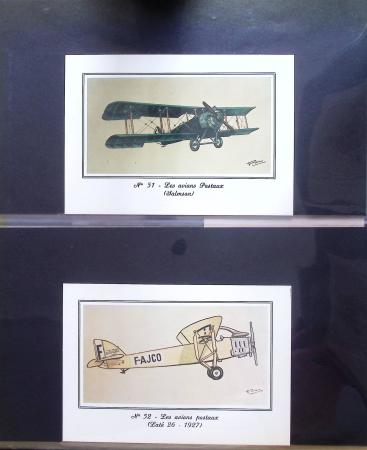 Album Safe noir contenant 82 plis divers aviation dont 2 lettres recommandées Hong-Kong - San Francisco par China clipper (26.4.37)
