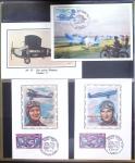 Album Safe noir contenant 82 plis divers aviation dont 2 lettres recommandées Hong-Kong - San Francisco par China clipper (26.4.37)
