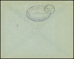 Uruguay n°350 + PA14 + PA18 obl. Montevideo (21.5.30) sur lettre pour l'Allemagne avec grand cachet losange violet