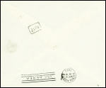 12.9.1929 Comodoro Rivadavia - Buenos Aires (Muller n°46 Argentine) avec signature de Paul Vachet. RR et TB