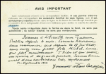 AOF n°111 + 112 + 152 en paire OBL Libreville (12 sept 44) sur carte interzones d'AEF "Courrier aérien AEF France libérée" (non signalée par Muller)
