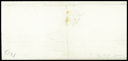 N°9, 10c bistre-jaune, obl. Étoile muette + CAD "Lettre AFFie de Paris pour Paris" (1863) sur lettre. TB