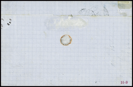 N°43 + 48 obl. GC 1036 + T16 "Clairac (45)" sur lettre, bel AFF. TB