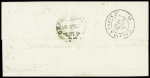 N°30 obl. Étoile 1 + CAD "Paris Pl. de la Bourse" (12 nov 70) sur ballon monté pour Genève avec arrivée 29 nov (Le Général Uhrich). TB