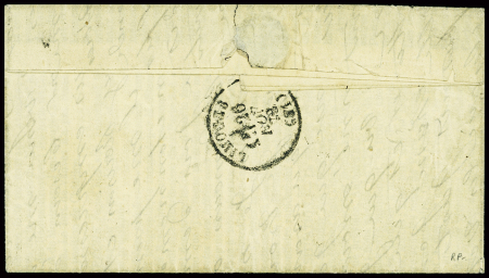 N°29 obl. Étoile muette + CAD "Paris (60)" (17 nov 70) sur Gazette des Absents n°8 pour Limoges avec arrivée 26 nov (Le Général Uhrich). TB