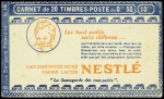N°199-C56 (S.191), couverture Nestlé, neuf **, TB