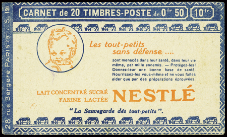 N°199-C56 (S.191), couverture Nestlé, neuf **, TB