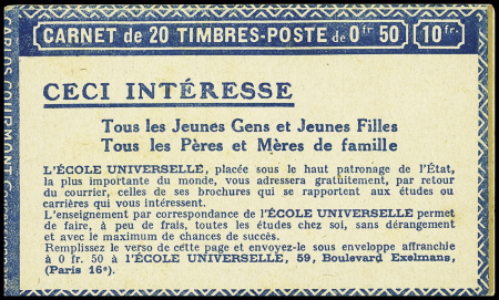N°199-C56 (S.191), couverture Nestlé, neuf **, TB
