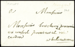 NORD Lettre de Bavay (1707) avec marque manuscrite