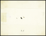 N°11, 1c vert-olive obl. T15 Grenoble (1863) sur imprimé sous bande, signé Calves. TB