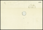 N°43, 10c nuance citron obl. T16 "Lyon (68)" (8 juin 70) sur lettre. TB
