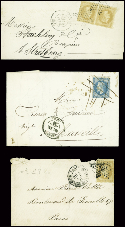 33 lettres classiques. AFF divers. TB