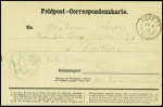 Feldpost - Correspondenzkarte avec CAD "Erfurt" (16.9.70) pour Poitiers avec arrivée. TB