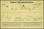  avec CAD rect "Graudenz Festung" (8.5.70) + "PP" encadré et CAD d'entrée "Prusse Lille" pour Satory (Seine et Oise). TB