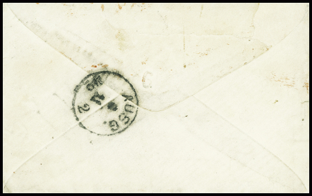 Lettre en franchise adressée à un prisonnier français en Saxe avec T17 Le Mans (2 nov 70) + "PP" encadré noir et taxe 2 1/2 au crayon bleu. TB