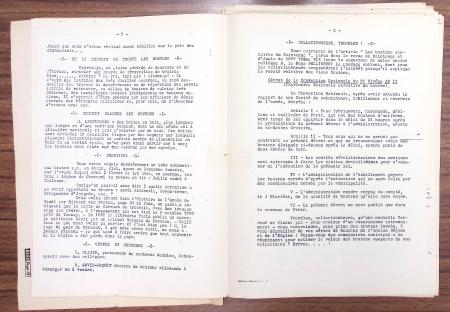 Dossier dans une chemise jaune sur le "bouton de l'armée française" (1913 - 1914), journal mensuel, "organe d'échange entre collectionneurs de boutons