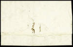 Lettre de Lille pour Anvers (30 mars 1614) avec un port de 3 patards matérialisé par 3 traits verticaux à la craie rouge