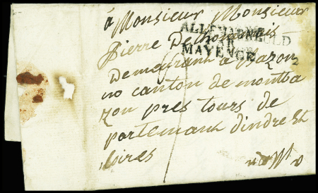 Lettre d'un soldat de la garde impériale adressée à