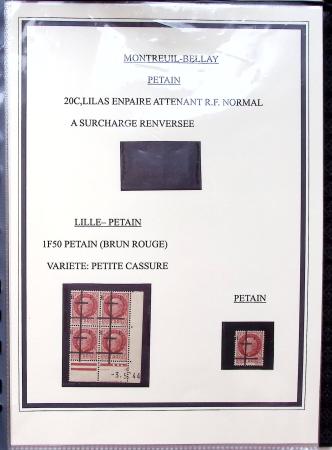 1943-45 LIBERATION : Collection de timbres de la Libération