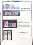 1943-45 LIBERATION : Collection de timbres de la Libération