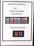 1943-45 LIBERATION : Collection de timbres de la Libération