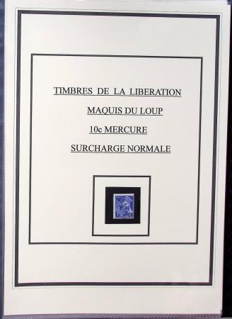 1943-45 LIBERATION : Collection de timbres de la Libération