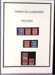 1943-45 LIBERATION : Collection de timbres de la Libération