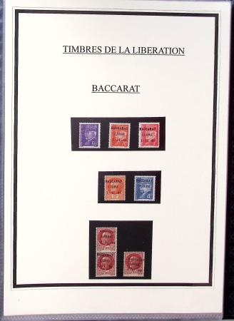 1943-45 LIBERATION : Collection de timbres de la Libération