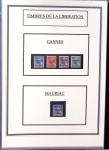 1943-45 LIBERATION : Collection de timbres de la Libération