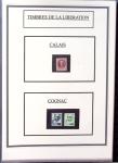 1943-45 LIBERATION : Collection de timbres de la Libération