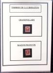 1943-45 LIBERATION : Collection de timbres de la Libération