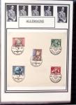 1943-45 LIBERATION : Collection de timbres de la Libération