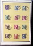 1943-45 LIBERATION : Collection de timbres de la Libération