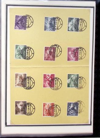 1943-45 LIBERATION : Collection de timbres de la Libération