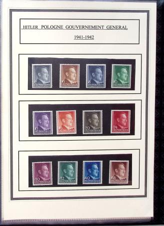 1943-45 LIBERATION : Collection de timbres de la Libération