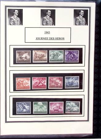 1943-45 LIBERATION : Collection de timbres de la Libération