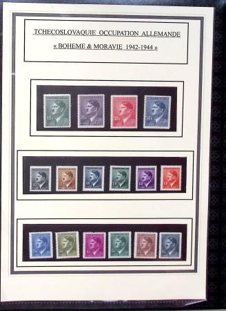 1943-45 LIBERATION : Collection de timbres de la Libération