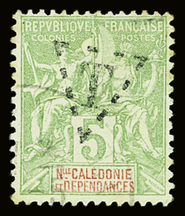 TAXE N°6A  5c vert jaune, TB