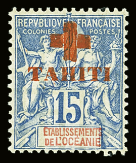 N°34 15c bleu, neuf *, TB. Signé A.Brun