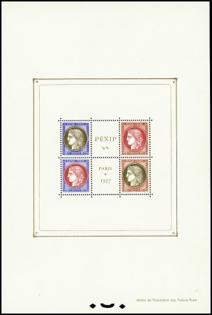 N°3 Bloc PEXIP 1937, neuf **, B/TB