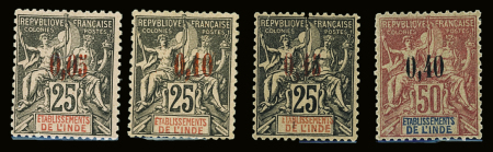 N°20/23 la série des 4 valeurs, neuf *, TB. n°20 et