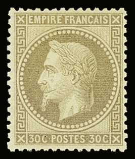 N°30 30c brun, bon centrage, neuf *, TB. Signé Calves