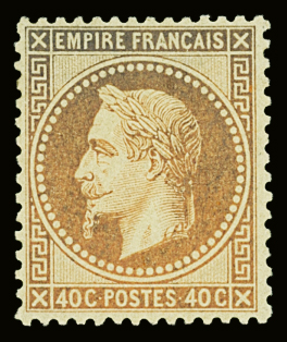 N°31 40c orange, neuf *, légère oxydation sinon TB.