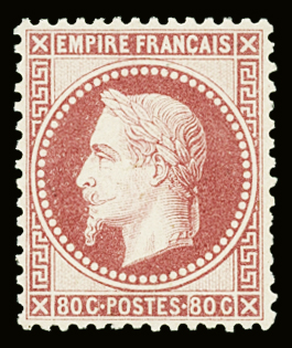 N°32 80c rose, bon centrage, très frais, neuf **,