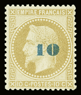 N°34**, 10 sur 10 c., exemplaire SUP