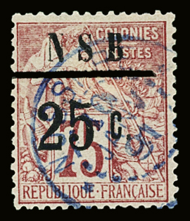 N°11 25 s. 75c rose, obl., TB.